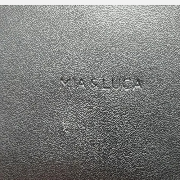 Mia & Luca Handbag Purse Tote Black Pre-owned - Picture 5 of 7